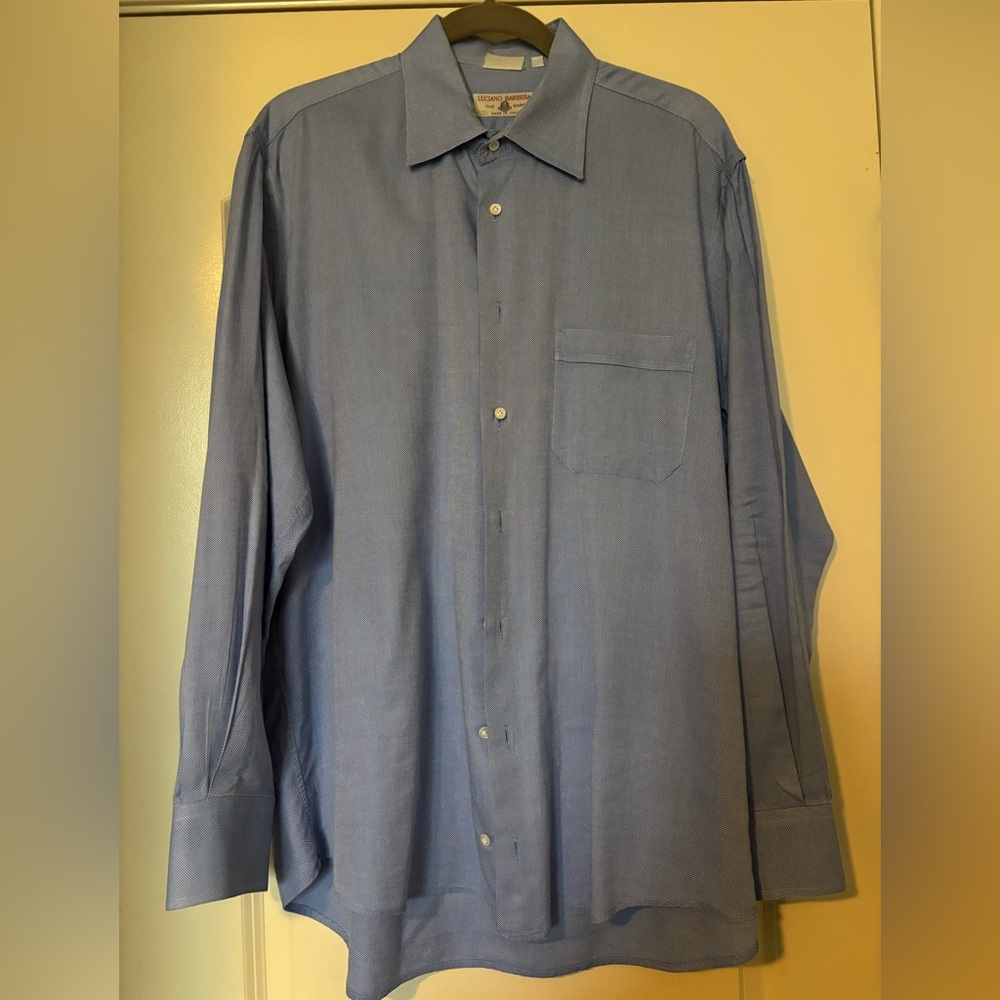 Luciano Barbera Light Blue Dress Shirt